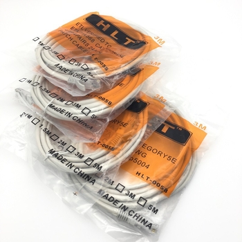 Cablu Cat5 de rețea cu conector RJ-45, fir din aliaj aluminiu-magneziu, prelucrare OEM, pentru conectarea la router