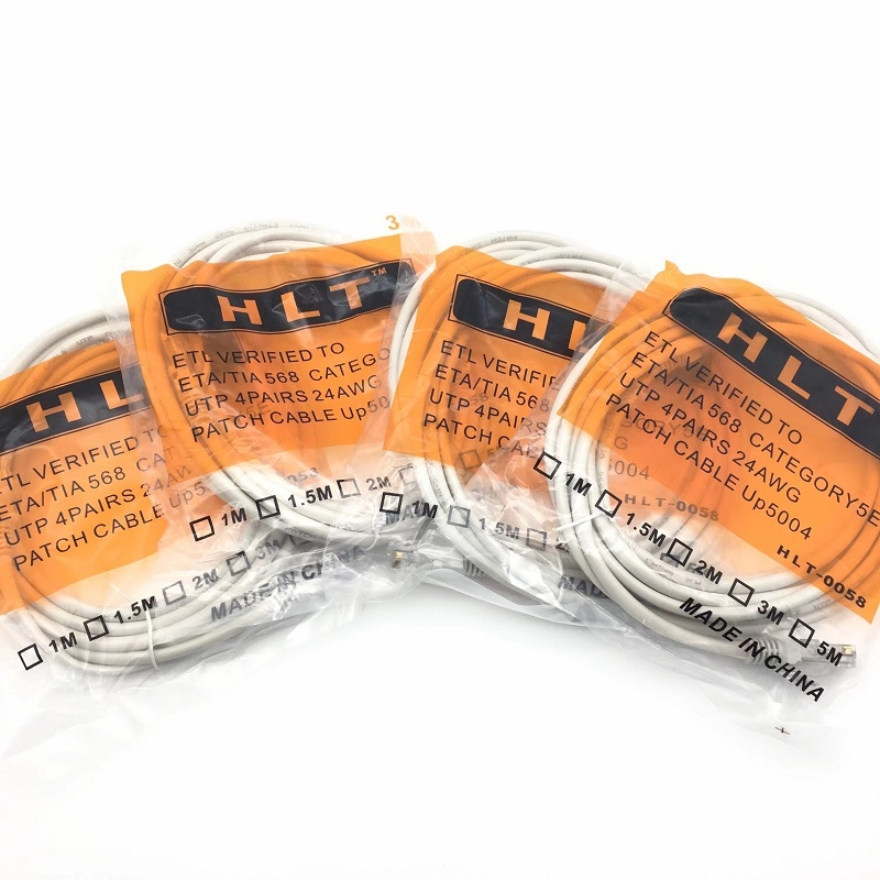 Cablu Cat5 de rețea cu conector RJ-45, fir din aliaj aluminiu-magneziu, prelucrare OEM, pentru conectarea la router