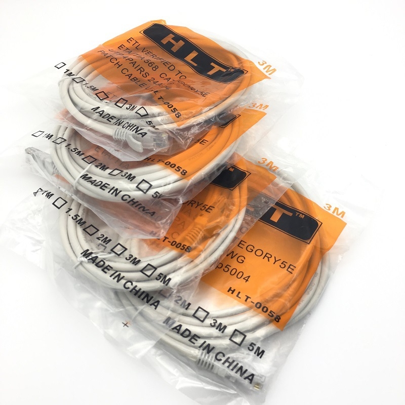 Cablu Cat5 de rețea cu conector RJ-45, fir din aliaj aluminiu-magneziu, prelucrare OEM, pentru conectarea la router