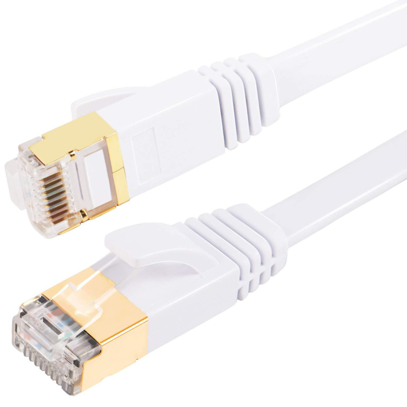 CAT7 zaštićeni mrežni kabel s uvijenim parom, bakar bez kisika (OF-Cu), 32 AWG, zlatim konektorima, 1 Gbps