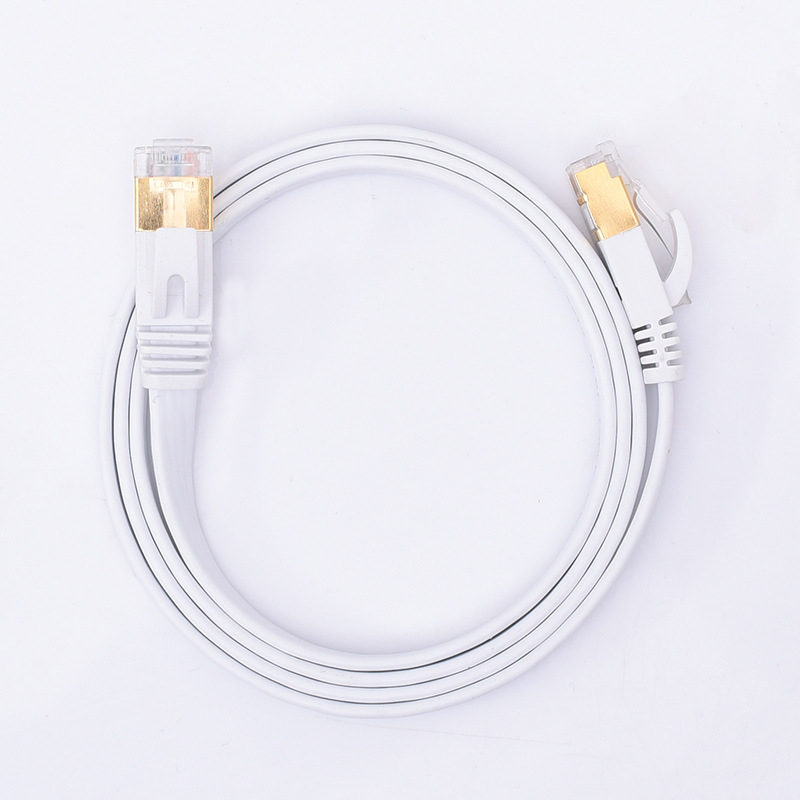 CAT7 zaštićeni mrežni kabel s uvijenim parom, bakar bez kisika (OF-Cu), 32 AWG, zlatim konektorima, 1 Gbps