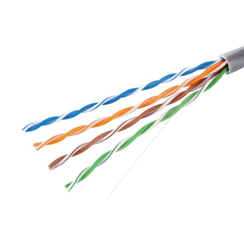Cablu de rețea Cat5e UTP interior, 4 perechi răsucite, neizolat, 300 m, 100 Mbps