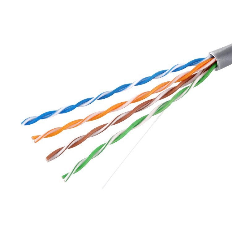 Cablu de rețea Cat5e UTP interior, 4 perechi răsucite, neizolat, 300 m, 100 Mbps