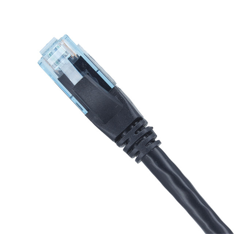 Cat6 kružni kabel, bez zaštite, RJ-45 konektor, bakarni vodovi, unutarnja uporaba, 1000 Mbps