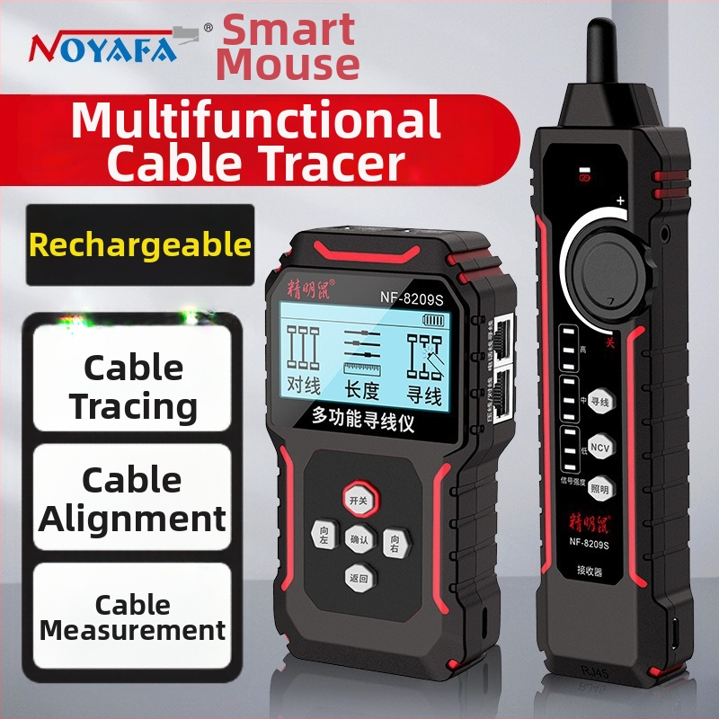 Cheeky Rat NF-8209S tīkla kabelu testeris un PoE līniju meklētājs