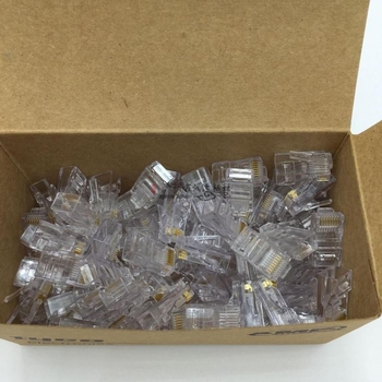 Cat5e RJ45 savienotājs, 8P8C, vara kodols, bez ekrāna