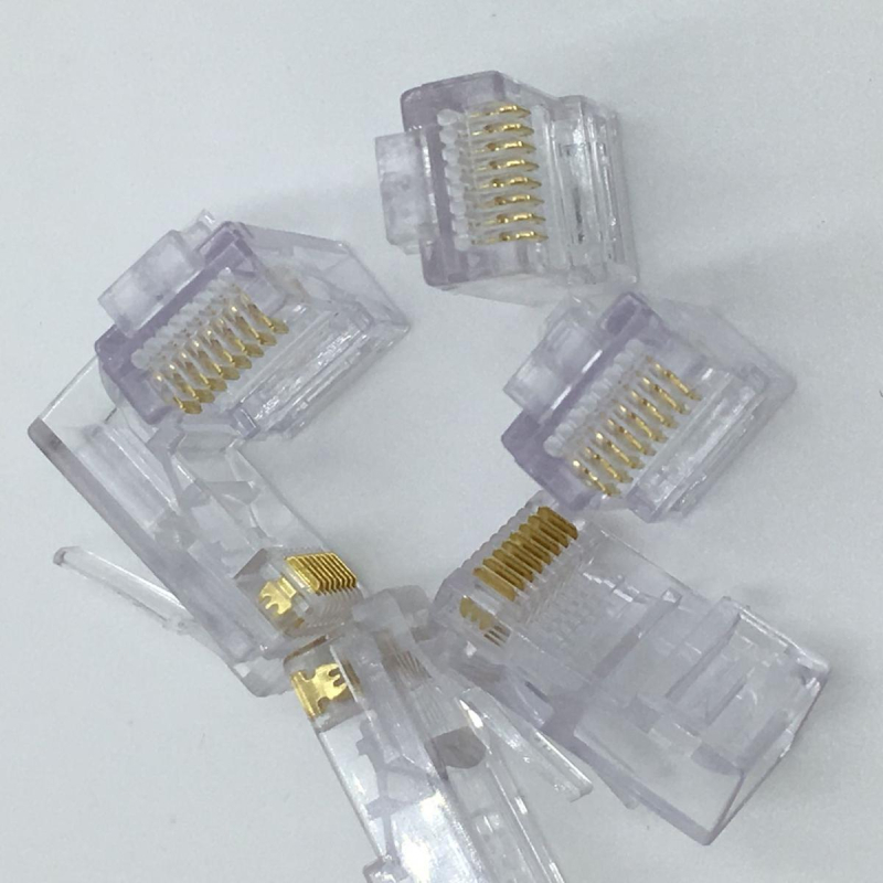 Cat5e RJ45 savienotājs, 8P8C, vara kodols, bez ekrāna