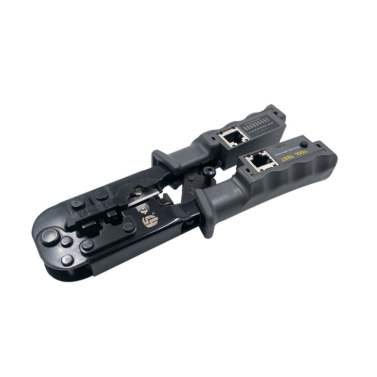 Tinklų kabelių krimpavimo įrankis su testeriu, 3-in-1 iš Good Hands (Medžiaga: įrankių plienas; Svoris: 0.37)