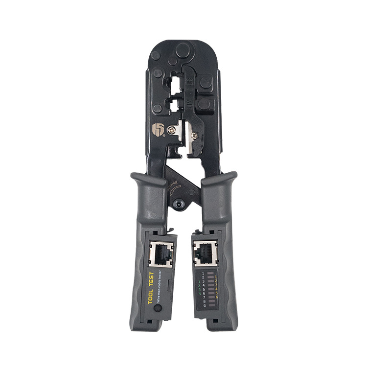 Tinklų kabelių krimpavimo įrankis su testeriu, 3-in-1 iš Good Hands (Medžiaga: įrankių plienas; Svoris: 0.37)