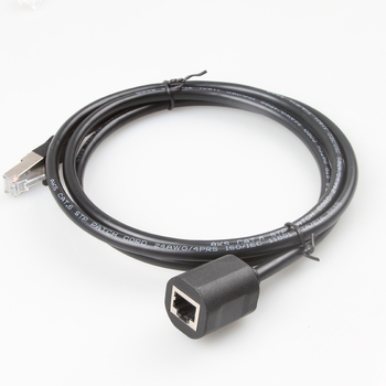 Cat6 RJ-45 Ethernet hosszabbító kábel, Gigabit, férfi–nő, 24AWG, csavart érpár