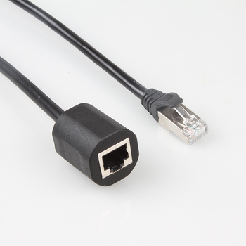 Cat6 RJ-45 Ethernet hosszabbító kábel, Gigabit, férfi–nő, 24AWG, csavart érpár