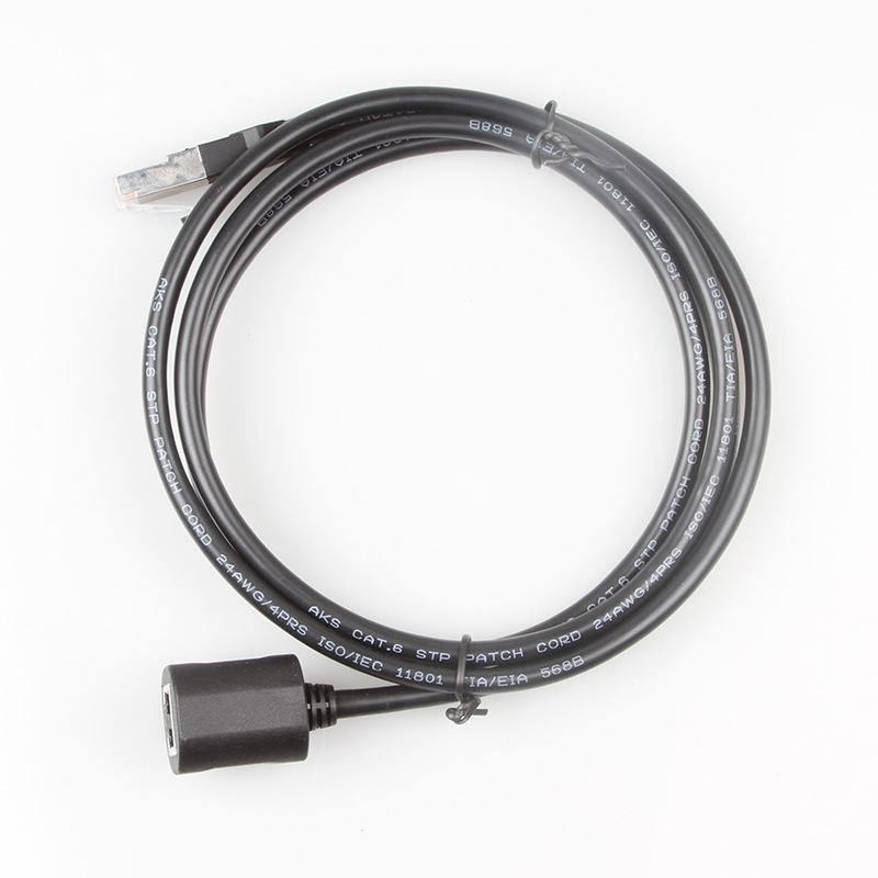 Cat6 RJ-45 Ethernet hosszabbító kábel, Gigabit, férfi–nő, 24AWG, csavart érpár