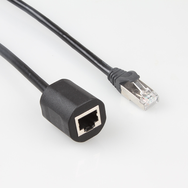 Cat6 RJ-45 Ethernet hosszabbító kábel, Gigabit, férfi–nő, 24AWG, csavart érpár