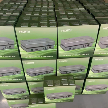 KVM pikendaja 4K/30Hz TX/RX, HDMI ja USB, kaabel 120/200 m