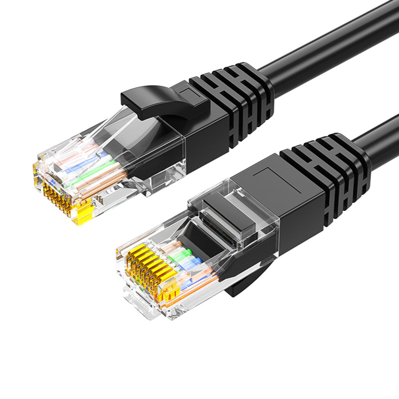 Категория 6 неекраниран RJ45 Gigabit Ethernet кабел, 8-ядрен усукан двойник, конструкция 8P8C, проводник: кислородно чист мед или медно-обкован алуминий