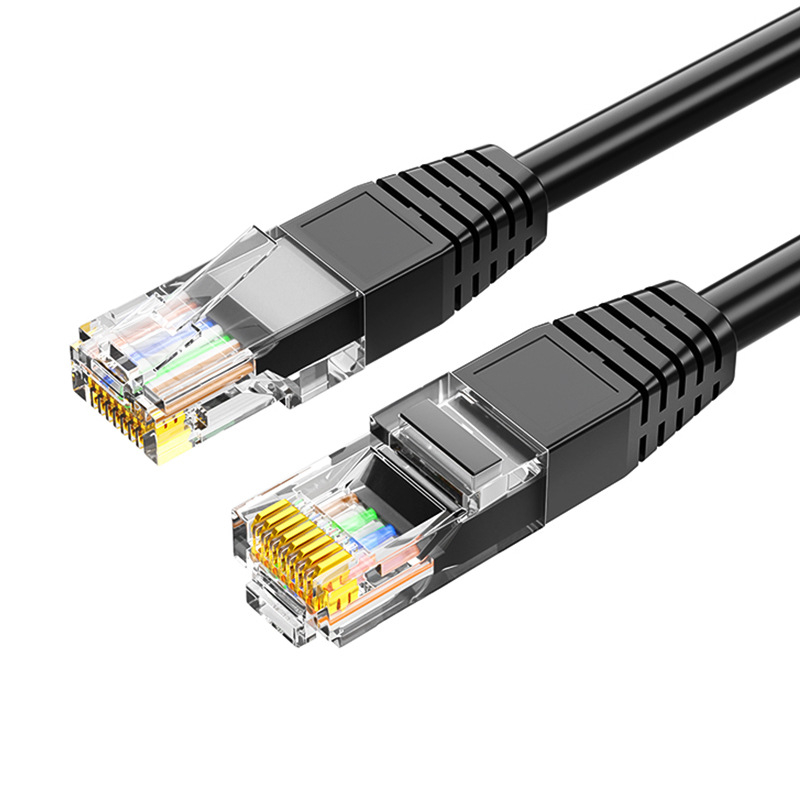 Категория 6 неекраниран RJ45 Gigabit Ethernet кабел, 8-ядрен усукан двойник, конструкция 8P8C, проводник: кислородно чист мед или медно-обкован алуминий