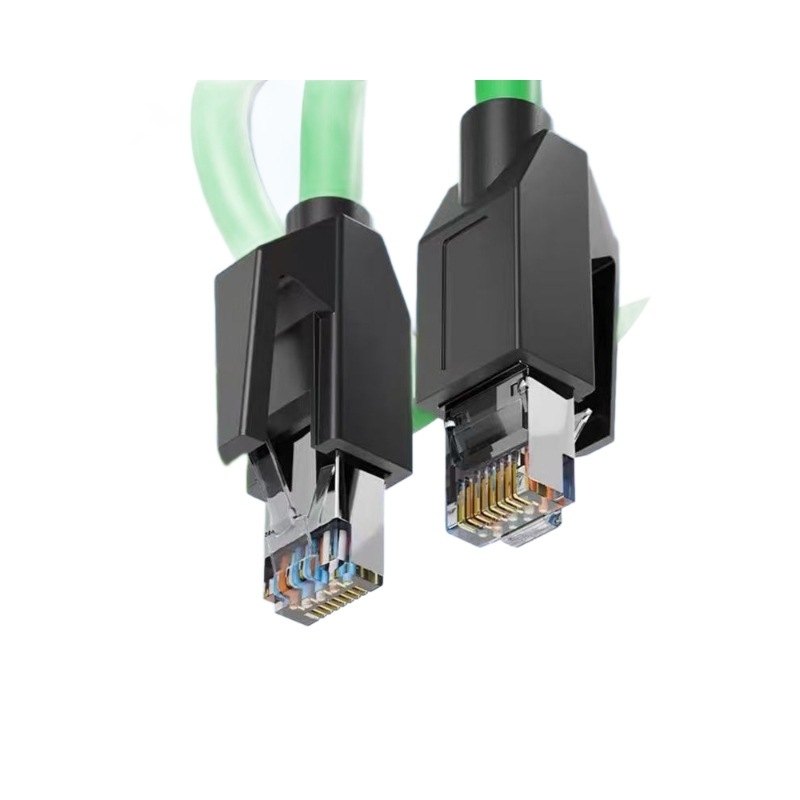 Industrijski Cat6A mrežni kabel za Profinet i EtherCAT, dvostrano oklopljen, gigabitni twisted-pair kabel s RJ45 sučeljem