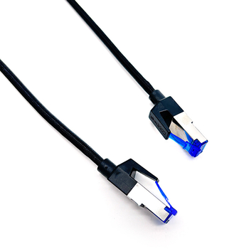 Cat7 dvostruko oklopljen RJ45 patch kabel s pletenom vanjskom ovojnicom, visokih brzina do 10 Gbps