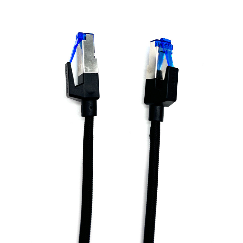 Cat7 dvostruko oklopljen RJ45 patch kabel s pletenom vanjskom ovojnicom, visokih brzina do 10 Gbps