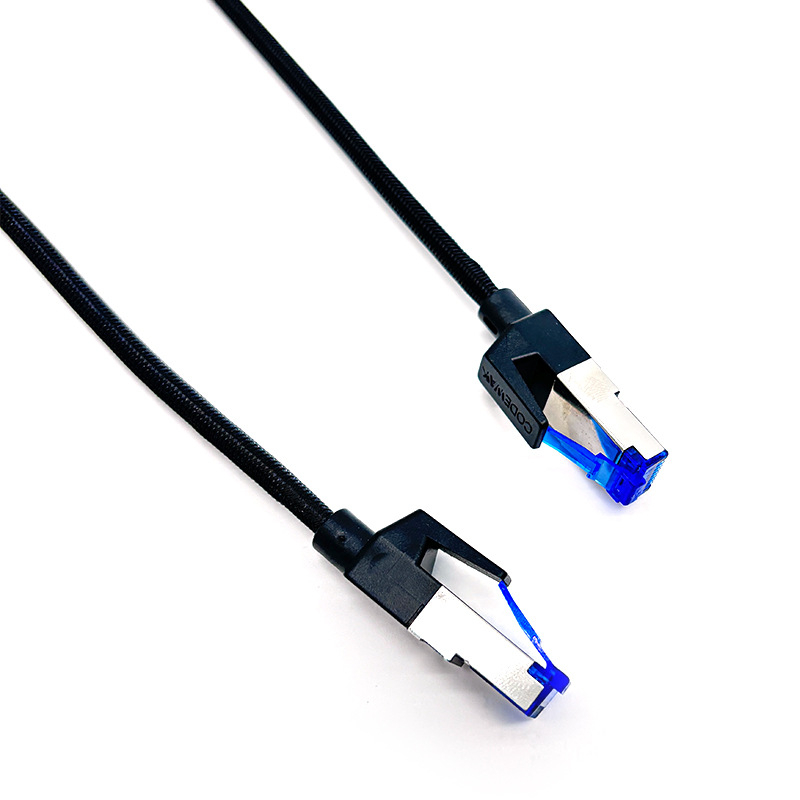Cat7 dvostruko oklopljen RJ45 patch kabel s pletenom vanjskom ovojnicom, visokih brzina do 10 Gbps