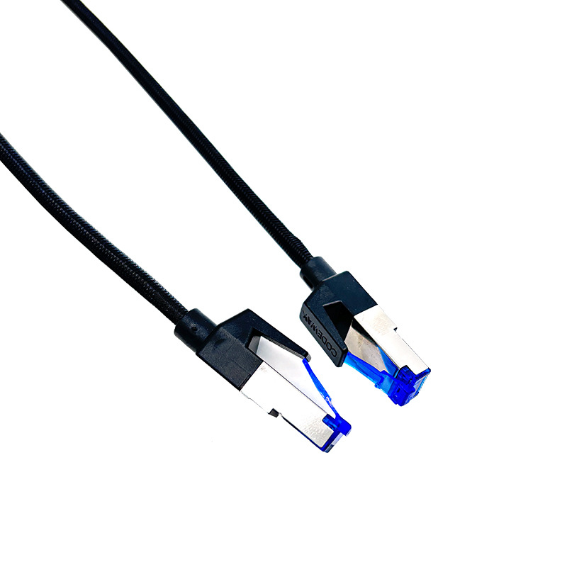 Cat7 dvostruko oklopljen RJ45 patch kabel s pletenom vanjskom ovojnicom, visokih brzina do 10 Gbps
