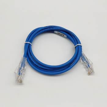 Zaštićeni mrežni kabel kategorije 6e s uvijenim parovima, vodič 3,8 mm, BC (32 AWG/30 AWG), brzina prijenosa 10 000 MB, Cat6a priključak, sastavljen