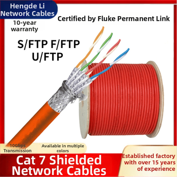 CAT8 Ethernet LAN kábel, 22 AWG, LLDPE, LSZH, 2000 MHz