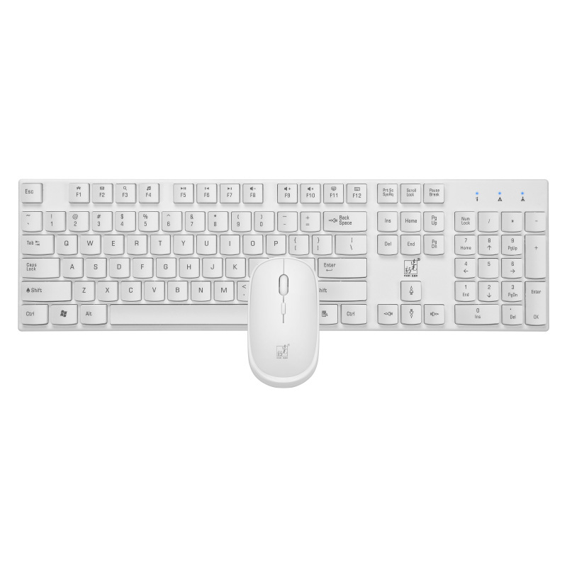 Chasing Leopard 8820 Bezdrôtový set klávesnice a myši — 104 kláves, 2.4G bezdrôtové, 1600 DPI, Plug & Play, ergonomický dizajn, kompatibilný s notebookmi, stolnými počítačmi a all-in-one