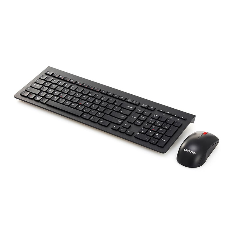Lenovo M120PRO Set tastatură și mouse wireless, Plug-and-Play, ergonomic, compatibil universal