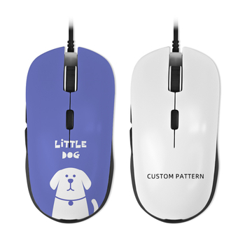 Hőtranszferes egérfedél testreszabáshoz, USB interfész, 2000 DPI, logó nyomtatás, modell pc-01