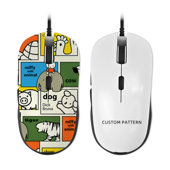 Hőtranszferes egérfedél testreszabáshoz, USB interfész, 2000 DPI, logó nyomtatás, modell pc-01