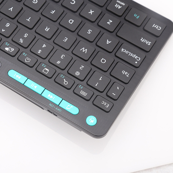 Rii K518 Bezdrôtová klávesnica s integrovanou dotykovou plochou – USB, Bezdrôtové pripojenie, Plug-and-Play, Multimediálne a skratkové klávesy, Ergonomické, Univerzálna kompatibilita