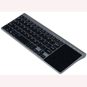 Izuzetno tanko USB bežično tipkovnica s touchpadom, vodootporna i ergonomski dizajn