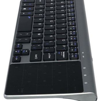 Izuzetno tanko USB bežično tipkovnica s touchpadom, vodootporna i ergonomski dizajn