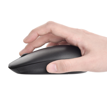 960 vezeték nélküli egér, 2 gomb, 1200 DPI optikai felbontás, 2.4G, plug‑and‑play, ergonómikus, asztali és hordozható számítógéphez