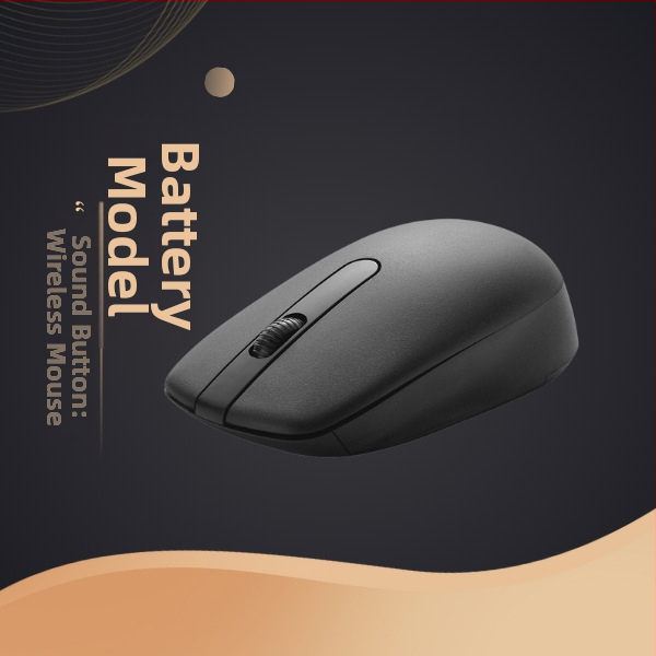 Bezdrôtová myš 960, 2 tlačidlá, 1200 DPI optický senzor, 2.4G, plug‑and‑play, ergonomická, pre stolný a prenosný počítač