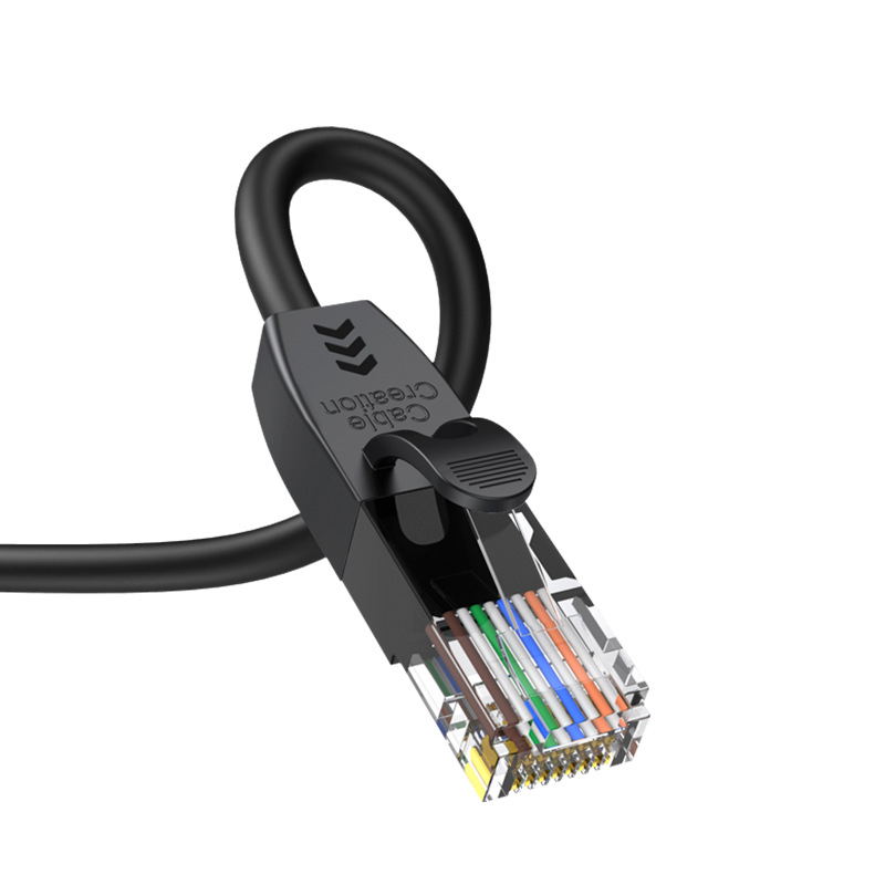 Cat6 mrežni kabel s uvijenim parovima RJ-45, unutarnja upotreba, kompatibilan s ruterom, promjer vodiča 6 mm
