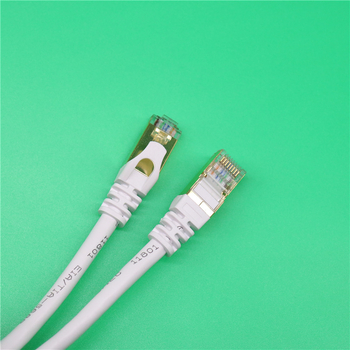 Категория 7 защитен Ethernet кабел Yongbo 001, 10 000 MB скорост на пренос, за рутер и компютър, персонализируем, работна температура -20 до 70°C