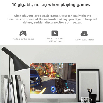 Cat 7 shielded Ethernet kábel, Yongbo 001, prenosová rýchlosť 10 000 MB, pre smerovač a počítač, prispôsobiteľný, prevádzková teplota -20 až 70°C