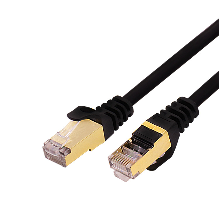 Категория 7 защитен Ethernet кабел Yongbo 001, 10 000 MB скорост на пренос, за рутер и компютър, персонализируем, работна температура -20 до 70°C