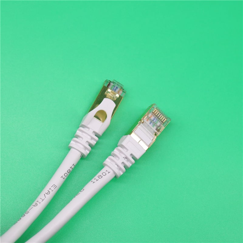 Категория 7 защитен Ethernet кабел Yongbo 001, 10 000 MB скорост на пренос, за рутер и компютър, персонализируем, работна температура -20 до 70°C