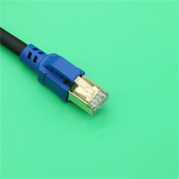 CAT8-SFTP Ethernet кабел, екраниран, чист мед, за компютри, суичове и рутери — скорост 4000