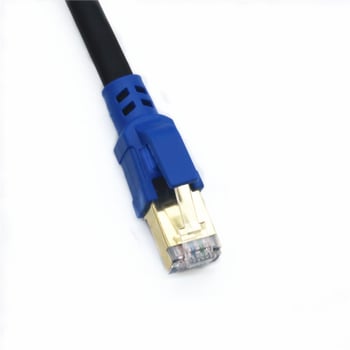 CAT8-SFTP Ethernet кабел, екраниран, чист мед, за компютри, суичове и рутери — скорост 4000