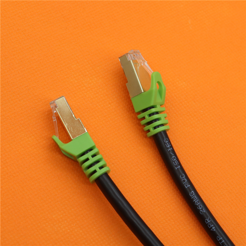 Cat7 SSTP dvostruko ojačan patch kabel, 10000 MBps, -20°C do 70°C, nateganje čvrstoća 500 / tlačna čvrstoća 500, AMPYOBOO 001