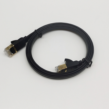 Категория 7 плосък Ethernet кабел - 10Gbps, чисто меден, плосък дизайн, за рутери, настолни компютри, лаптопи, суичове и принтери, -20 до 60°C (10Gbps; Чисто медно; Плосък дизайн; -20 до 60°C; Рутери/Настолни компютри/Лаптопи/Суичове/Принтери)