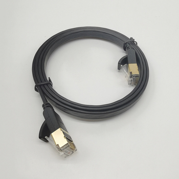 Категория 7 плосък Ethernet кабел - 10Gbps, чисто меден, плосък дизайн, за рутери, настолни компютри, лаптопи, суичове и принтери, -20 до 60°C (10Gbps; Чисто медно; Плосък дизайн; -20 до 60°C; Рутери/Настолни компютри/Лаптопи/Суичове/Принтери)