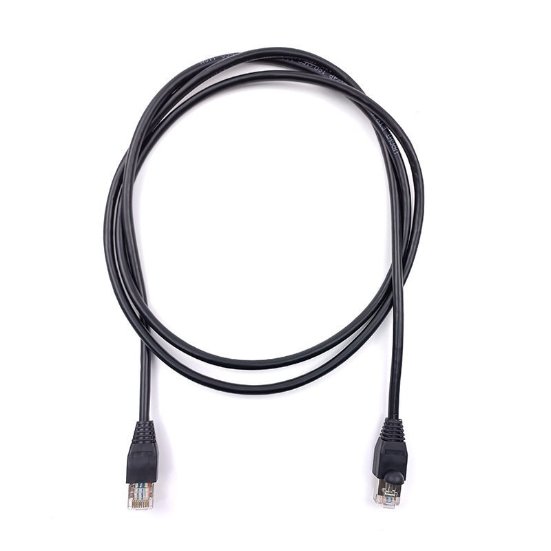 RJ-45 Ethernet кабел за Gigabit мрежи, вътрешна употреба, екраниран, чисто меден проводник, Cat5