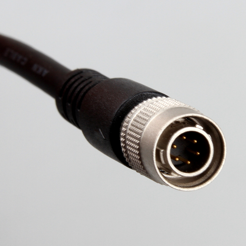 Industrijski kabel za pokretanje kamere, 6-pinski oklopljeni napajajući kabel, kompatibilan s Basler, Hikvision i Hirose Hr10A-7P, CAT6 mrežni kabel, 10 Gb/s