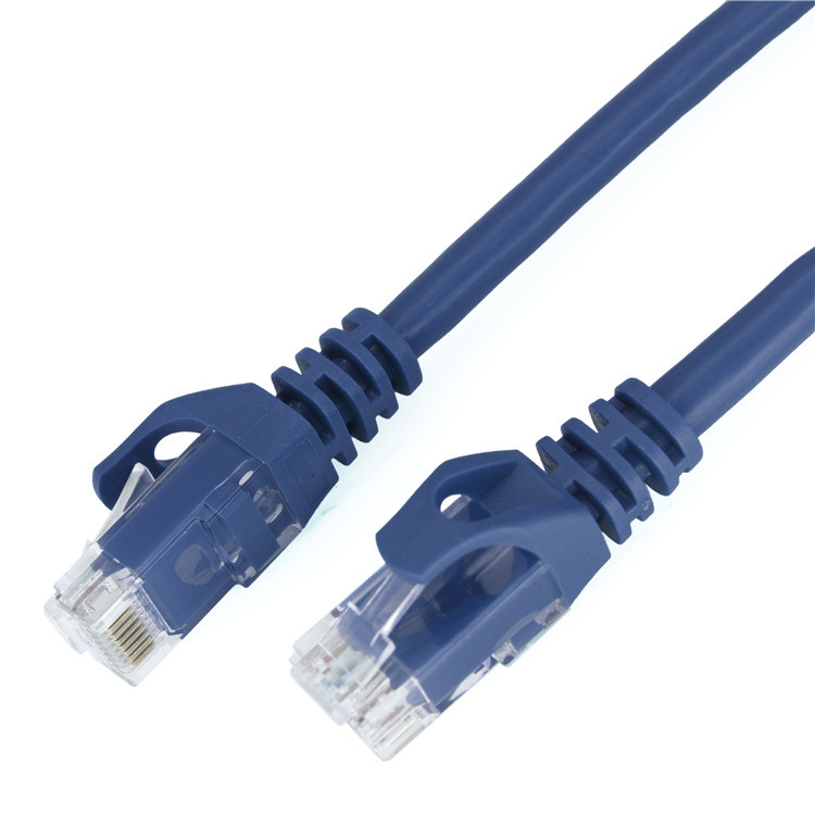 Cat6 UTP Ethernet-kábel – árnyékolás nélküli, gigabites, szabvány méret, testreszabható hossz; 1000 Mbps; működési/tárolási hőmérséklet -40–70°C; húzóerő 20 N, nyomófeszülés 20 N; router és számítógép összekötésére
