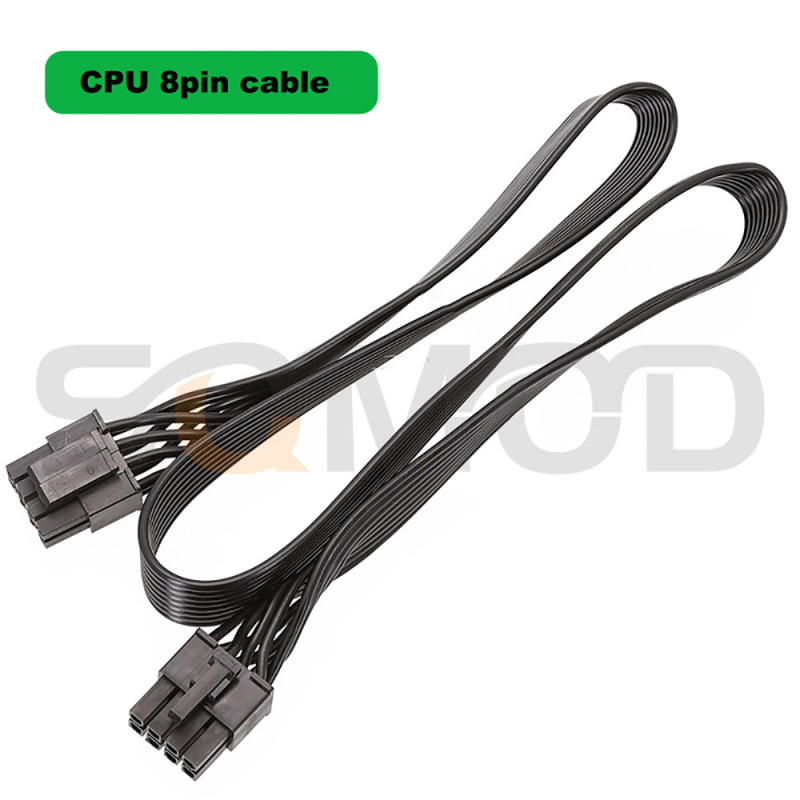 Corsair moduláris tápkábel alaplaphoz, 8‑pin CPU, 8‑pin 4+4 lapos kábel, réz vezető, adapterkábel